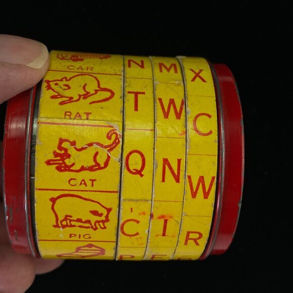 Vintage Mid Century Whirlatoy Spelling Word Game Republic Precision - Picture 3 of 11